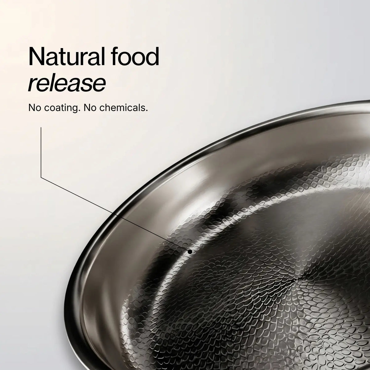Hammered Titanium Pan